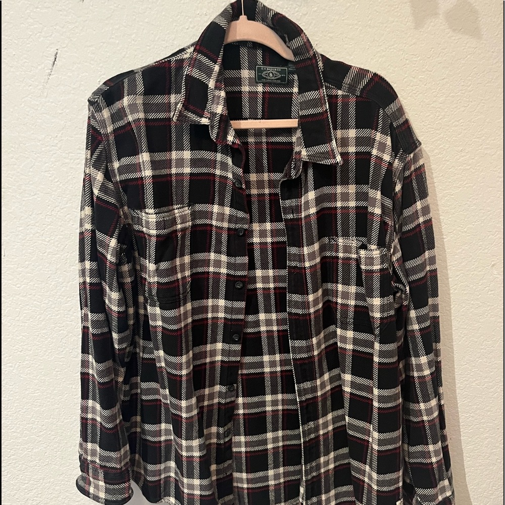 heavy flannel—>XL